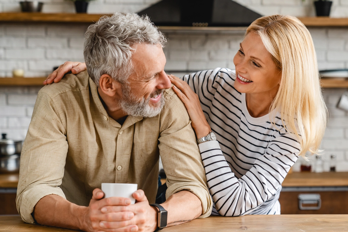 Elderly couple enjoying retirement